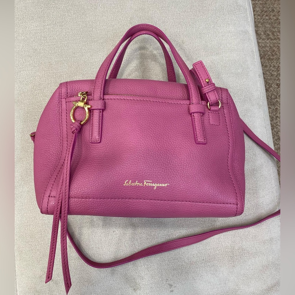 Salvatore Ferragamo pink tote